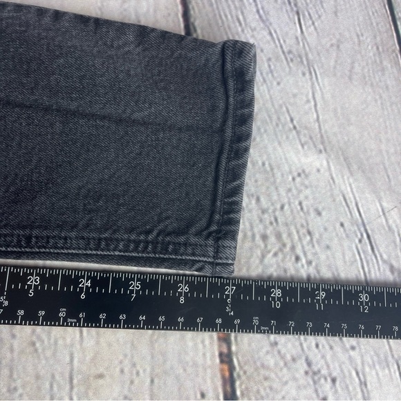 Agolde Jeans Womens 26 (26x27) Black Fly Button High Rise Skinny Leg Denim - Picture 9 of 11